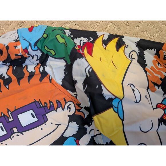 Members Only Nickelodeon Collaboration Hooded Jacket Mens Medium Lightweight - Picture 6 of 13